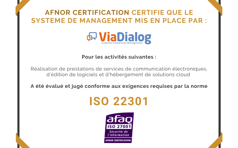 norme iso22301